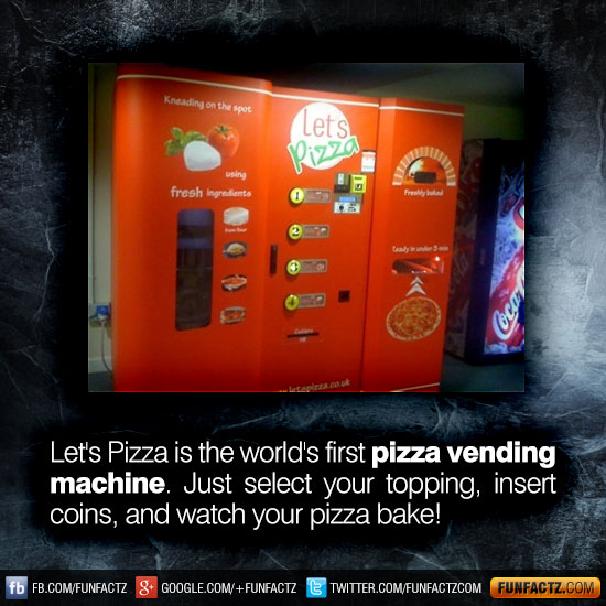 Let's Pizza World's First Pizza Vending Machine