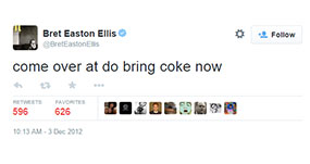 Accidental Cocaine Tweet