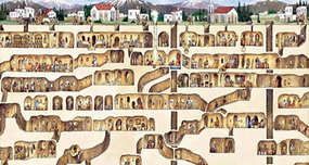 Derinkuyu Underground City: Man Knocked Wall Down in Basement, Discovered HUGE Underground City
