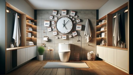 The average person spends about 1 to 1.5 years of their life sitting on a toilet.